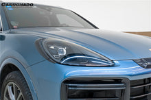 Load image into Gallery viewer, 2018-2023 Porsche 9Y0.1 Cayenne S &amp; E-Hybrid &amp; Turbo MSY Style Dry Carbon Fiber Headlight Eyelid Eyebrow Cover - Carbonado