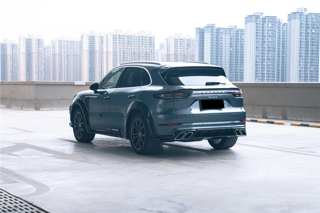 2018-2025 Porsche 9Y0.1 9Y0.2 Cayenne S   E-Hybrid    Turbo MSY Style Dry Carbon Fiber Trunk Spoiler