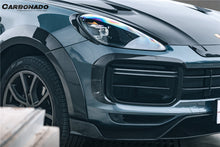 Load image into Gallery viewer, 2018-2023 Porsche 9Y0.1 Cayenne Turbo MSY Style Dry Carbon Fiber Front Bumper Vent Trims