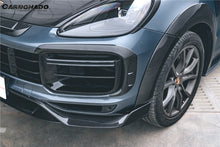 Load image into Gallery viewer, 2018-2023 Porsche 9Y0.1 Cayenne Turbo MSY Style Dry Carbon Fiber Front Bumper Vent Trims