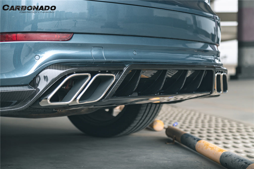 2018-2025 Porsche 9Y0 Cayenne    S    Coupe    E-Hybrid MSY Style Dry Carbon Fiber Rear Lip Diffuser