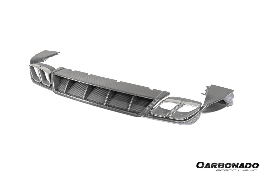2018-2025 Porsche 9Y0 Cayenne    S    Coupe    E-Hybrid MSY Style Dry Carbon Fiber Rear Lip Diffuser