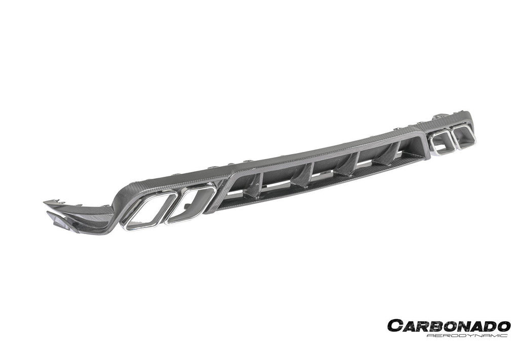 2018-2025 Porsche 9Y0 Cayenne    S    Coupe    E-Hybrid MSY Style Dry Carbon Fiber Rear Lip Diffuser