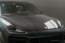 Load image into Gallery viewer, 2018-2023 Porsche 9Y0.1 Cayenne    S  Coupe   E-Hybrid OEM Style Dry Carbon Fiber Hood