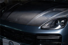 Load image into Gallery viewer, 2018-2023 Porsche 9Y0.1 Cayenne S    Coupe    E-Hybrid    Turbo TKT Style Dry Carbon Fiber Hood