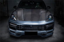 Load image into Gallery viewer, 2018-2023 Porsche 9Y0.1 Cayenne S &amp; Coupe &amp; E-Hybrid &amp; Turbo TKT Style Dry Carbon Fiber Hood - Carbonado
