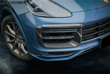 Load image into Gallery viewer, 2018-2023 Porsche 9Y0.1 Cayenne Turbo TKT Style Dry Carbon Fiber Front Bumper Vent Cover