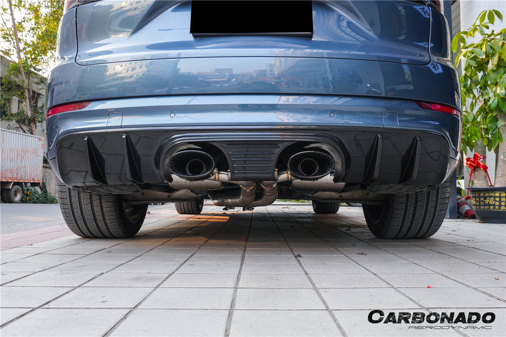 2018-2023 Porsche 9Y0.1 9YA Cayenne    S   E-Hybrid TurboGT-Style Rear Bumper With Exhaust Adapter Pipe