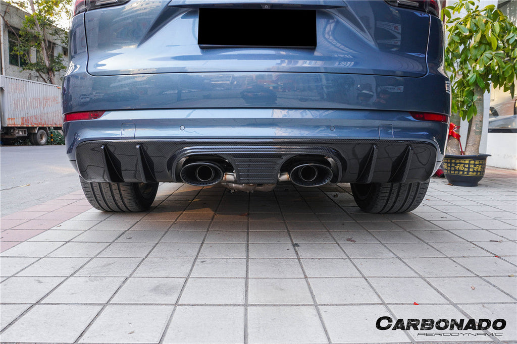 2018-2023 Porsche 9Y0.1 9YA Cayenne    S   E-Hybrid TurboGT-Style Rear Bumper With Exhaust Adapter Pipe