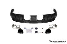 Load image into Gallery viewer, 2018-2025 Porsche 9Y0.1 9Y0.2 9YA 9YB Cayenne    S    E-Hybrid TurboGT-Style Rear Diffuser With Exhaust Adapter Pipe