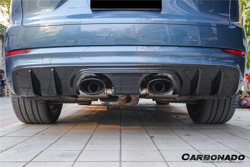 2018-2023 Porsche 9Y0.1 9YA Cayenne    S   E-Hybrid TurboGT-Style Rear Bumper With Exhaust Adapter Pipe