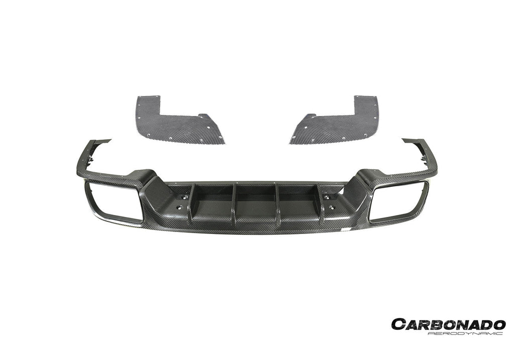 2018-2025 Porsche 9Y0 Cayenne S    E-Hybrid    SD    Turbo   Turbo GT KT-Style Rear Diffuser