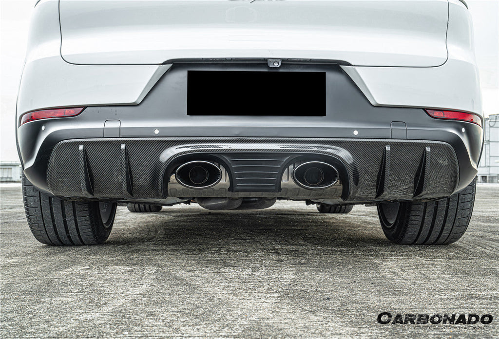 2018-2025 Porsche 9Y0 9YB 9YA Cayenne   S    Coupe    E-Hybrid TurboGT Style Rear Bumper With Exhaust Adapter Pipe