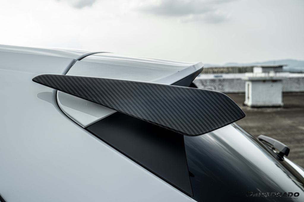 2018-2025 Porsche 9Y0 9YA Cayenne S    GTS    E-Hybrid TurboGT Style Dry Carbon Fiber Roof Spoiler (Dont fit Coupe)