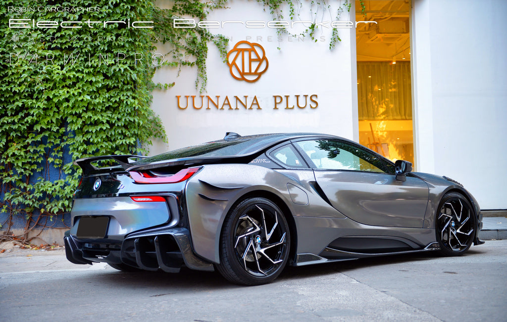2014-2018 BMW i8 BZK Carbon Fiber Rear Diffuser - DarwinPRO Aerodynamics