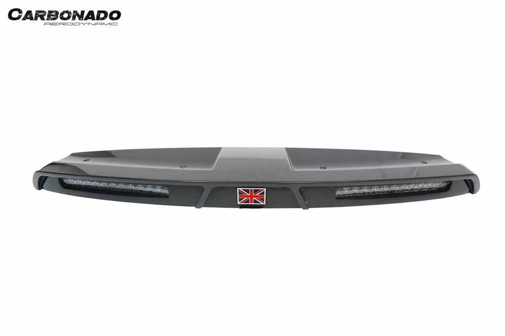 2020-2024 Land Rover Defender rock style  Front Roof Spoiler & with LED Light