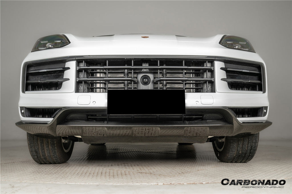 2024-2025 Porsche 9Y0.2 Cayenne S    E-Hybrid    Coupe OEM Style Dry Carbon Fiber Front Lip
