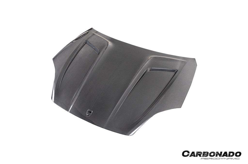 2024-2025 Porsche 9Y0.2 Cayenne S   Coupe    E-Hybrid KT Style Dry Carbon Fiber Hood