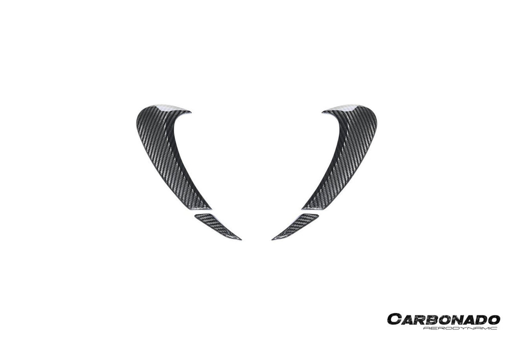 2024-2025 Porsche 9Y0.2 Cayenne S    Coupe    E-Hybrid MSY Style Dry Carbon Fiber Headlight Eyelid Eyebrow Cover