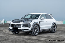 Load image into Gallery viewer, 2024-2025 Porsche 9Y0.2 Cayenne S &amp; Coupe &amp; E-Hybrid MSY Style Dry Carbon Fiber Headlight Eyelid Eyebrow Cover - Carbonado