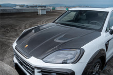 Load image into Gallery viewer, 2024-2025 Porsche 9Y0.2 Cayenne S    Coupe    E-Hybrid MSY Style Dry Carbon Fiber Headlight Eyelid Eyebrow Cover