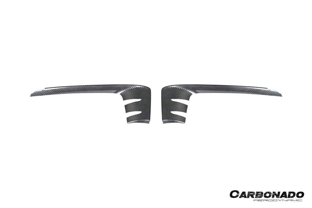 2024-2025 Porsche 9Y0.2 Cayenne S   Coupe     E-Hybrid OEM Style Dry Carbon Fiber Front Bumper Side Vent Cover