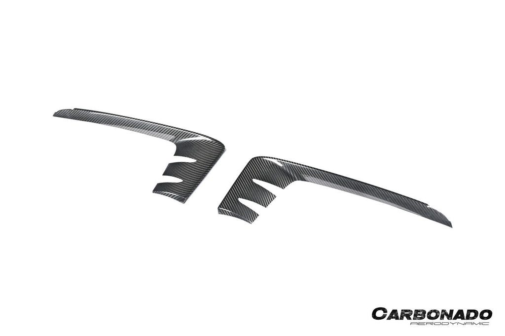 2024-2025 Porsche 9Y0.2 Cayenne S   Coupe     E-Hybrid OEM Style Dry Carbon Fiber Front Bumper Side Vent Cover