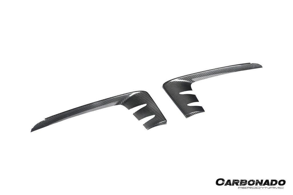 2024-2025 Porsche 9Y0.2 Cayenne S   Coupe     E-Hybrid OEM Style Dry Carbon Fiber Front Bumper Side Vent Cover