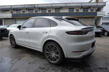 Load image into Gallery viewer, 2018-2025 Porsche 9Y0 9YB Cayenne S &amp; GTS &amp; E-Hybrid Coupe Only KT Style Dry Carbon Fiber Roof Spoiler - Carbonado