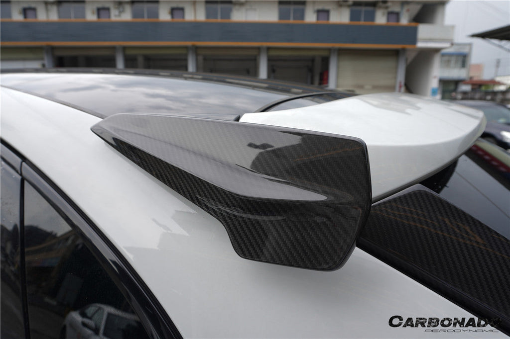 2018-2025 Porsche 9Y0 9YB Cayenne S   GTS  E-Hybrid Coupe Only KT Style Dry Carbon Fiber Roof Spoiler
