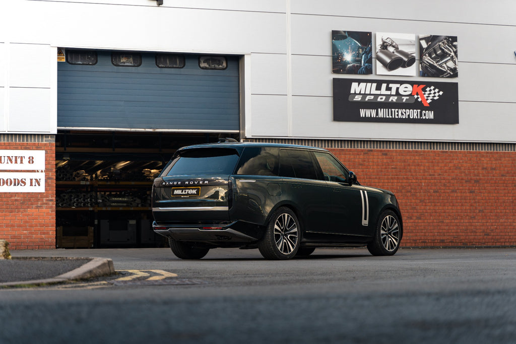 Milltek Valved Axle-Back Exhaust for Range Rover Vogue L460, Downturn Tips