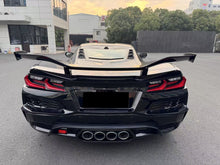 Load image into Gallery viewer, 2020-2025 Corvette C8 Stingray Z06 Style Rear Bumper with Exhaust System - Carbonado