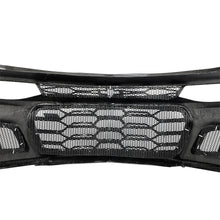 Load image into Gallery viewer, 2017-2025 Chevy Camaro ZL1 Black Panther 1PC Full Gloss Carbon Fiber Track Package Front Bumper Conversion
