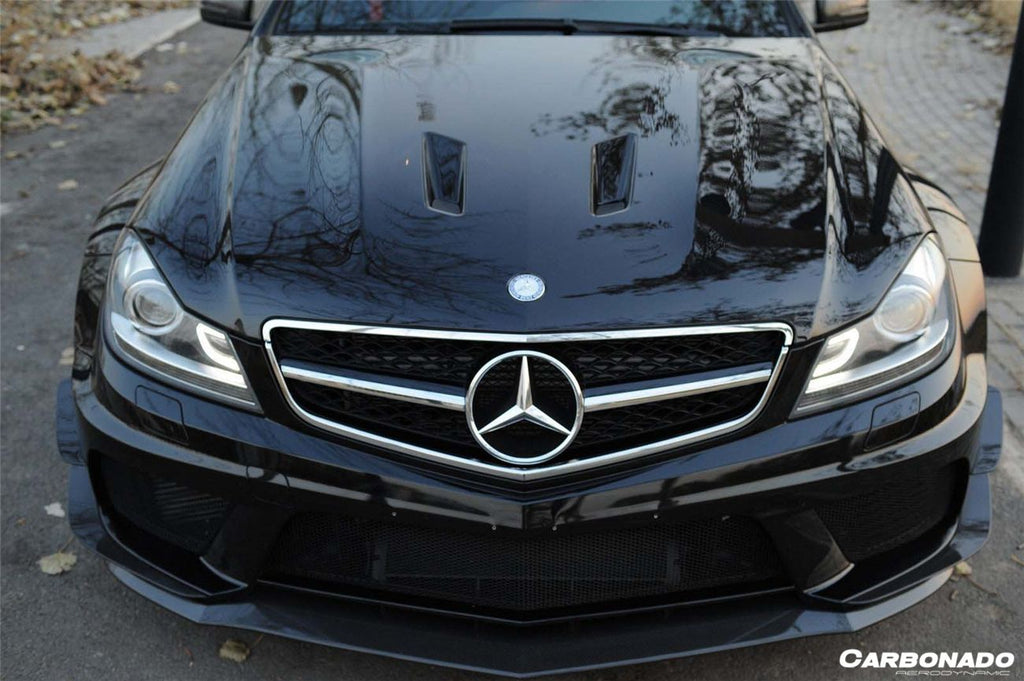 2012-2014 Mercedes Benz W204 C63 AMG Coupe BKSS Style Wide Full Body Kit - Carbonado Aero