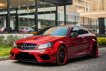 Load image into Gallery viewer, 2012-2014 Mercedes Benz W204 C63 AMG Coupe BKSS Style Wide Full Body Kit - Carbonado
