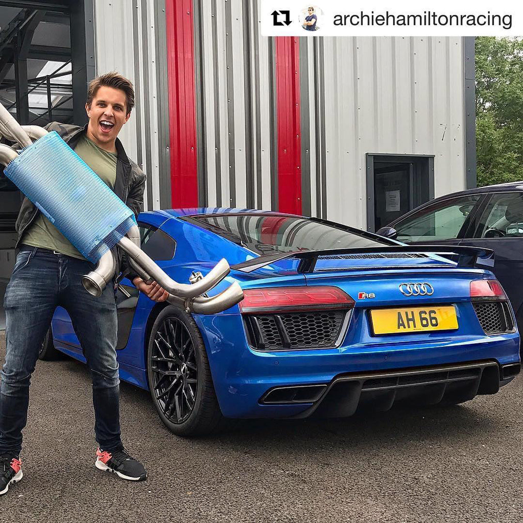 QuickSilver Audi R8 V10 Titan Sport Exhaust with Sound Architect 2016-2019