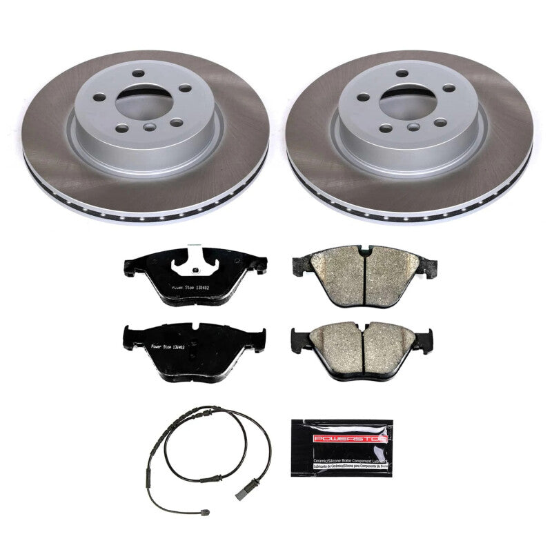 Power Stop 12-16 BMW 528i xDrive Front Semi-Coated Rotor Kit