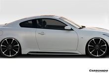 Load image into Gallery viewer, 2008-2015 Infiniti G37s Coupe ELT Style Side Skirts - Carbonado Aero