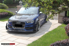Load image into Gallery viewer, 2013-2016 Audi S3 &amp; A3 Sline 8V.1 Sedan and Sportback BKSS Style Front Lip with Under Board