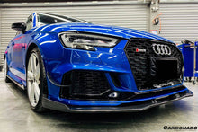 Load image into Gallery viewer, 2019-2020 Audi RS3 Sedan BKSS Style Carbon Fiber Front Lip - Carbonado