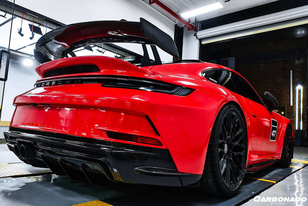 2019-2023 Porsche 911 992 Carrera/S/4/4S/Targa/Cabriolet GT3 Style Rear Bumper - Carbonado Aero