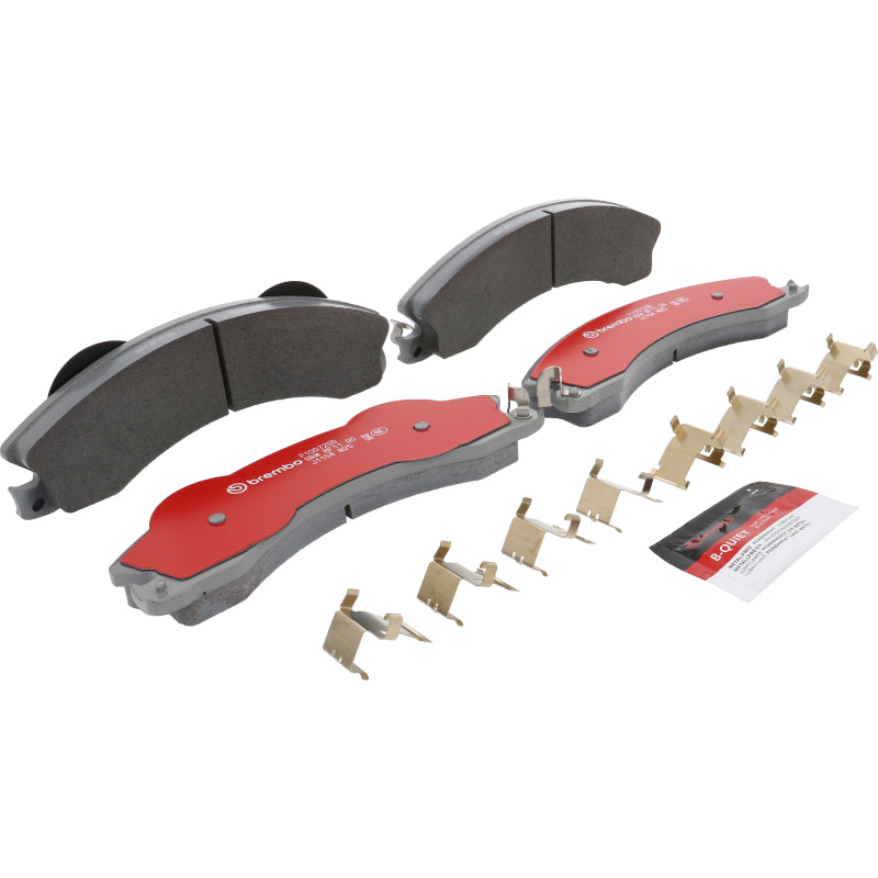 Brembo OE 09-17 Chevrolet Express 3500/11-19 Silverado 2500 HD XTRA Severe Duty Brake Pad Set - Rear