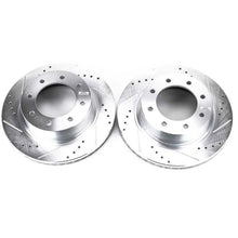 Load image into Gallery viewer, Power Stop 12-21 Nissan NV3500 Front Drilled &amp; Slotted Rotor - Pair