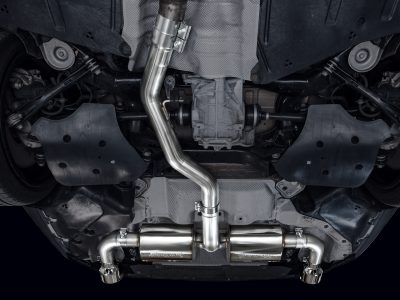 AWE Tuning 19-23 BMW 330i / 21-23 BMW 430i Base G2X Touring Axle-Back Exhaust - Chrome Silver