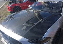 Load image into Gallery viewer, 2018 - 2021 Ford Mustang Type-OE Double Sided Carbon Fiber Hood