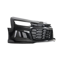 Load image into Gallery viewer, 2017-2025 Chevy Camaro ZL1 Black Panther 1PC Full Gloss Carbon Fiber Track Package Front Bumper Conversion