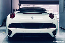 Load image into Gallery viewer, 2009-2014 Ferrari California bkss style Carbon Fiber Rear Diffuser Canard - Carbonado