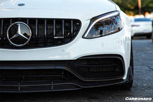 Load image into Gallery viewer, 2015-2021 Mercedes Benz W205 C63/S AMG Sedan/Coupe Carbon Fiber Front Bumper Canards - Carbonado