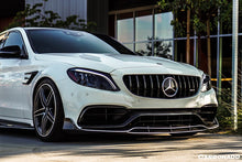 Load image into Gallery viewer, 2015-2021 Mercedes Benz W205 C63/S AMG Sedan/Coupe Carbon Fiber Front Bumper Canards - Carbonado Aero