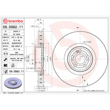 Load image into Gallery viewer, Brembo OE 20-23 Mercedes-Benz GLE450/GLE580/GLS450/2020 GLS580 UV Coated Brake Disc - Front Left